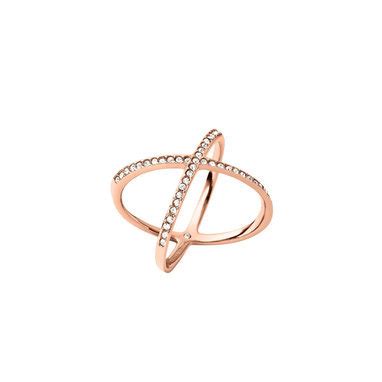 michael kors edelstahlring mkj4137791|Michael Kors Mkj4137 Brilliance Rose Gold Tone Pave Crystal X .